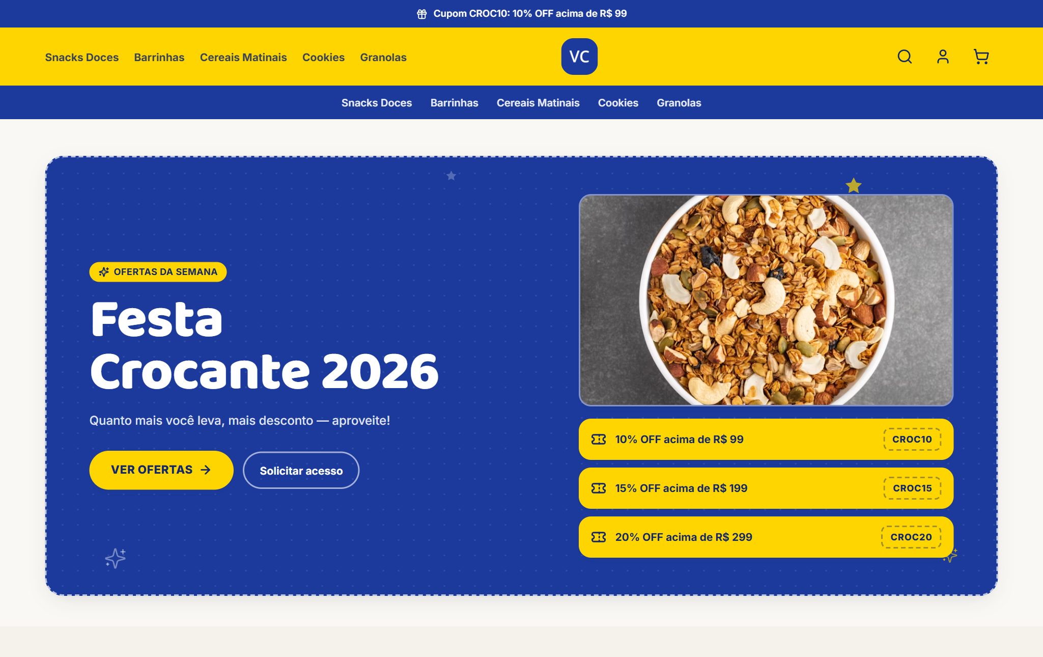 Loja Vovó Crocante